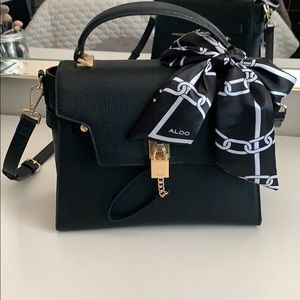 Aldo Black Lock Purse